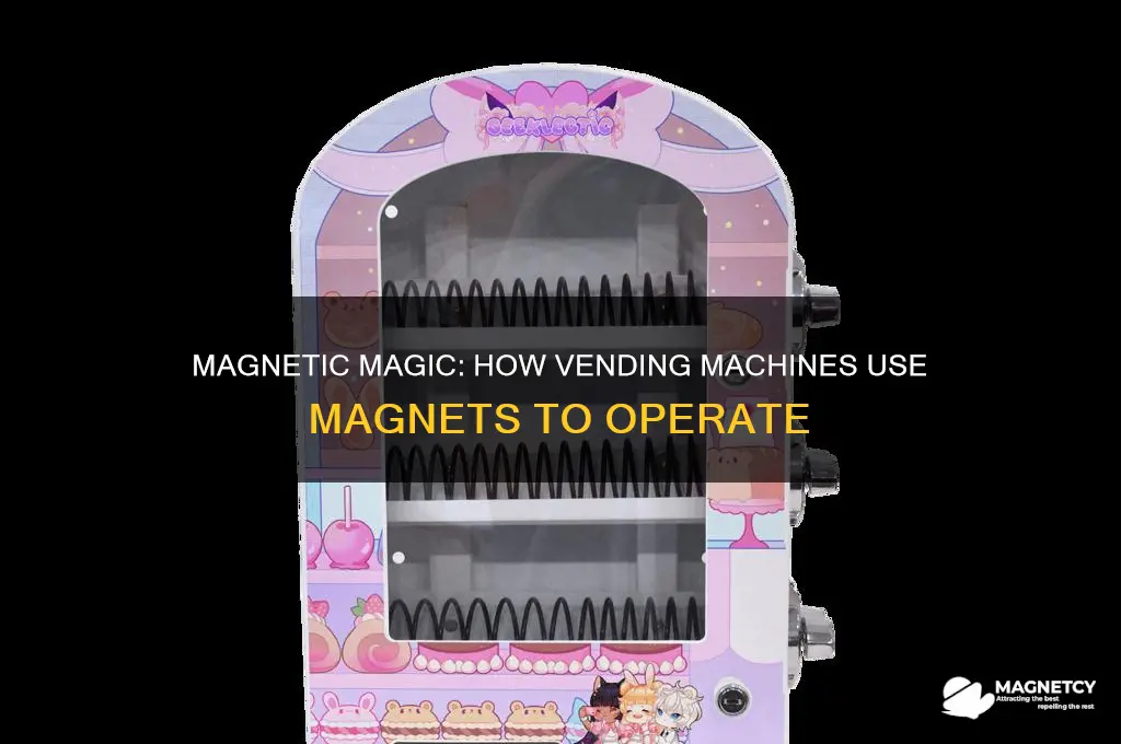 how vending machings use magnets