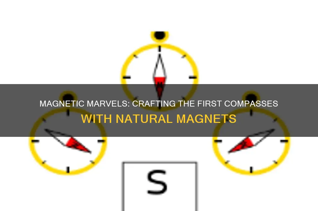 how were magnets used to create the first compasses