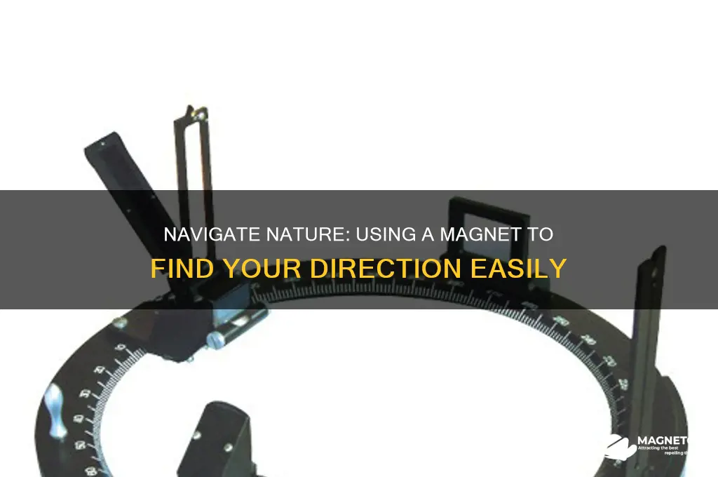 how will you find the direction using a magnet