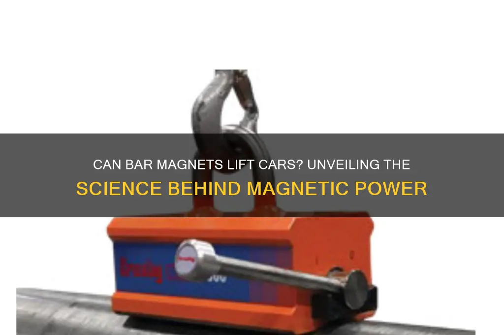 is a bar magnet used to pick up cars