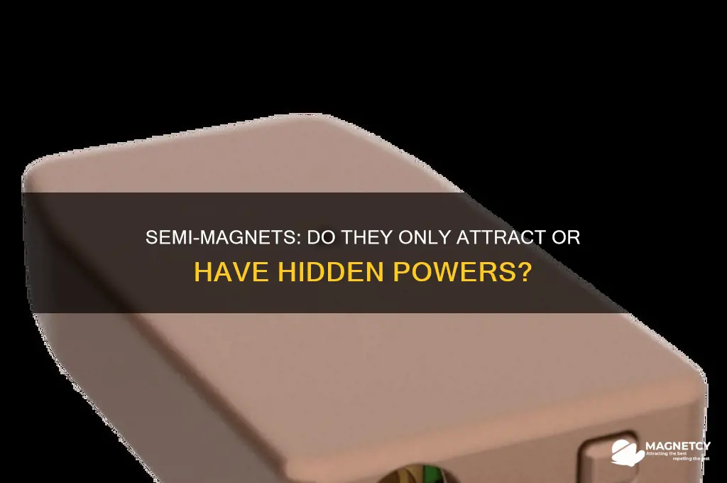 is a semi-magnet only attracting