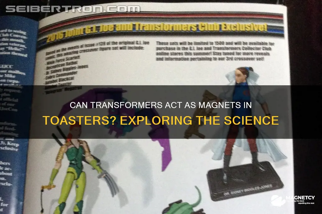 is a transformer used as a magnet in a toaser