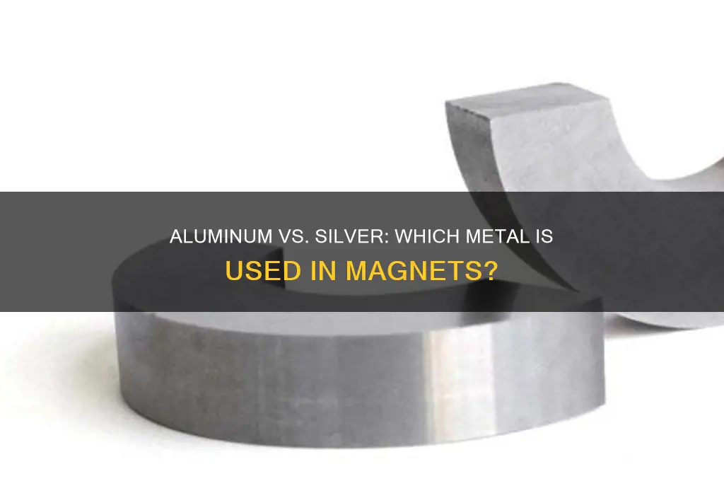 is aluminum or silver used in magnets
