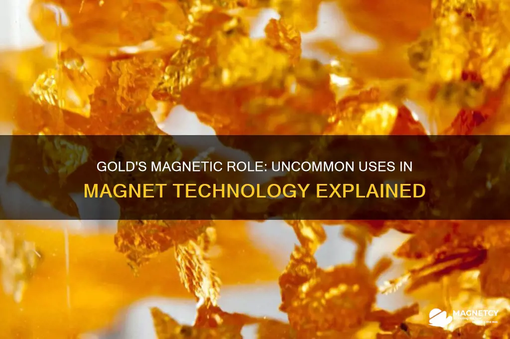 is gold often used in magnets