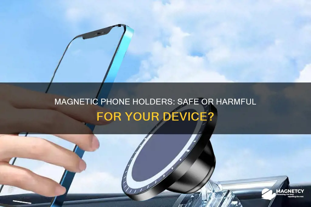 is it bad to use a magnetic phone holder
