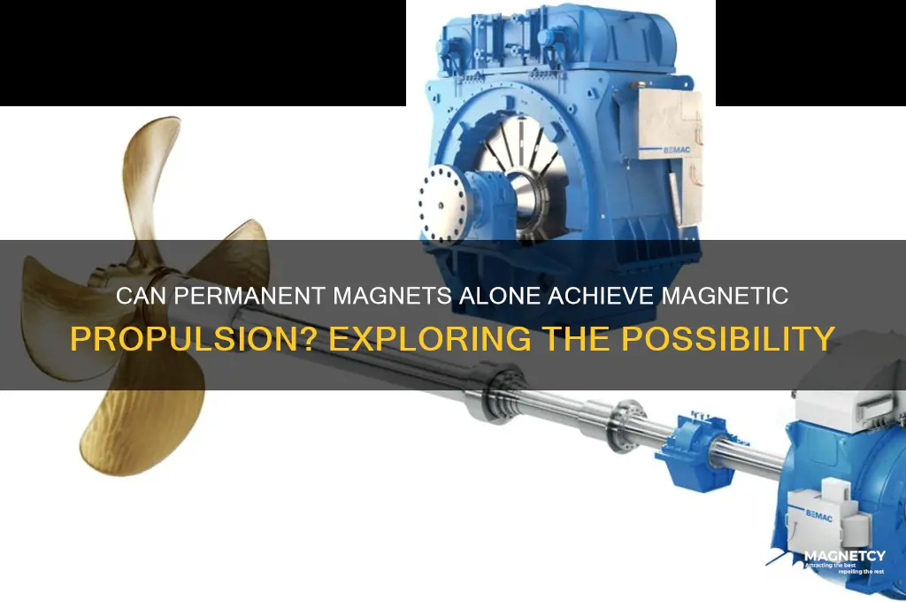 is magnetic propulsion possible using only permanent magnets