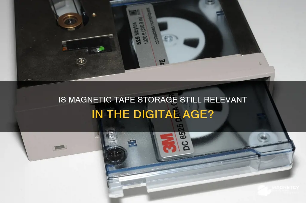 is magnetic tape storage still used