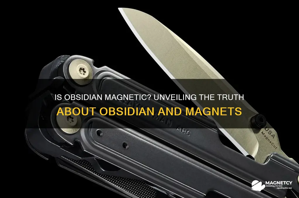 is obsidian attracted to a magnet