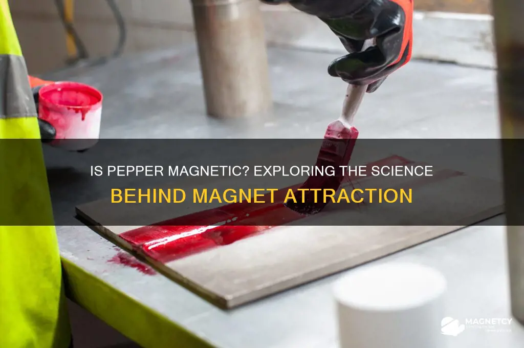 is pepper attracted to magnets