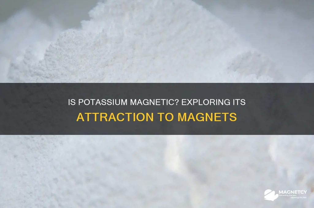 is potassium attracted to magnets