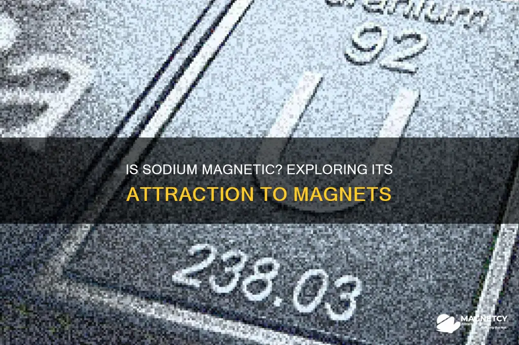 is sodium attracted to magnets