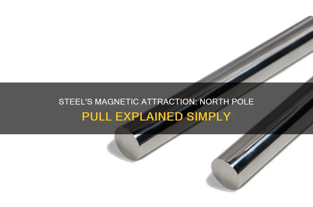 is steel attracted to the north pole of a magnet