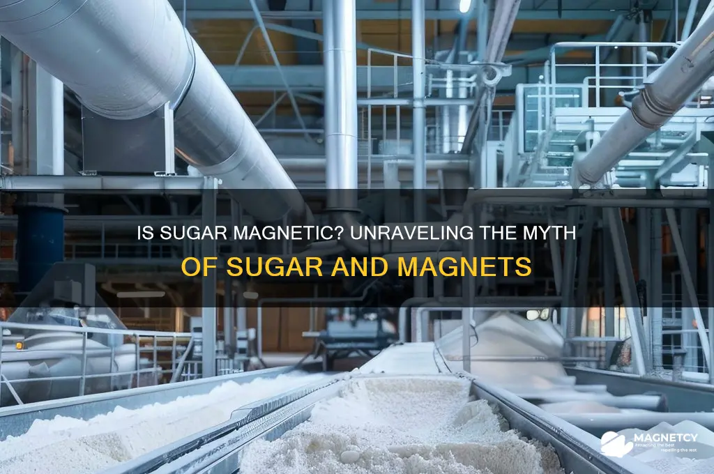is sugar attracted to a magnet