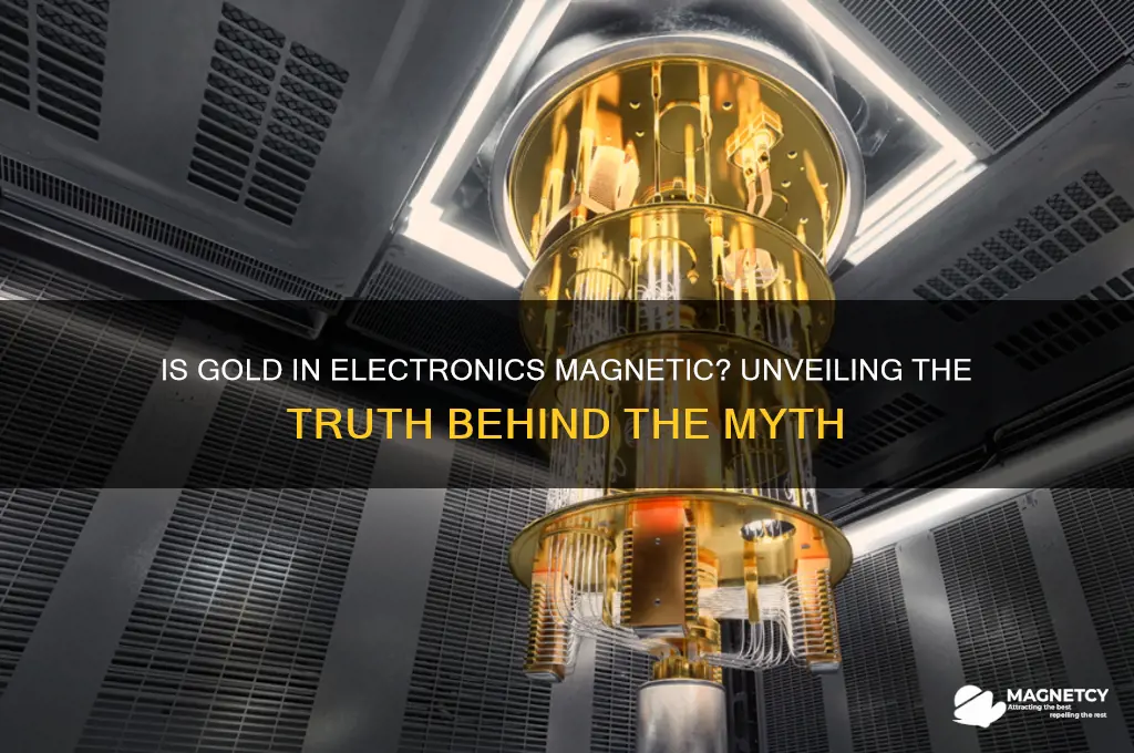 is the gold used in electronics magnetic