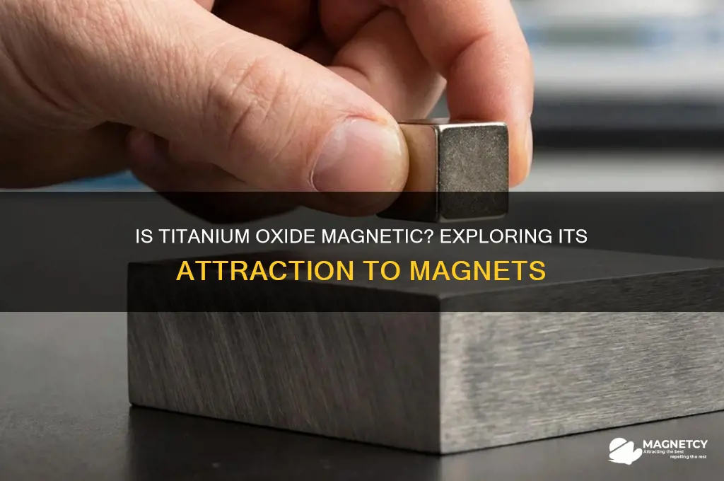is titanium oxide attracted to magnets
