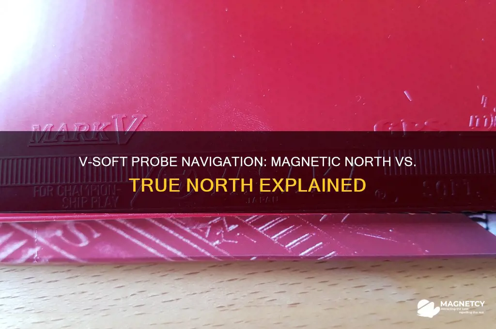 is v-soft probe using magnetic north or true north