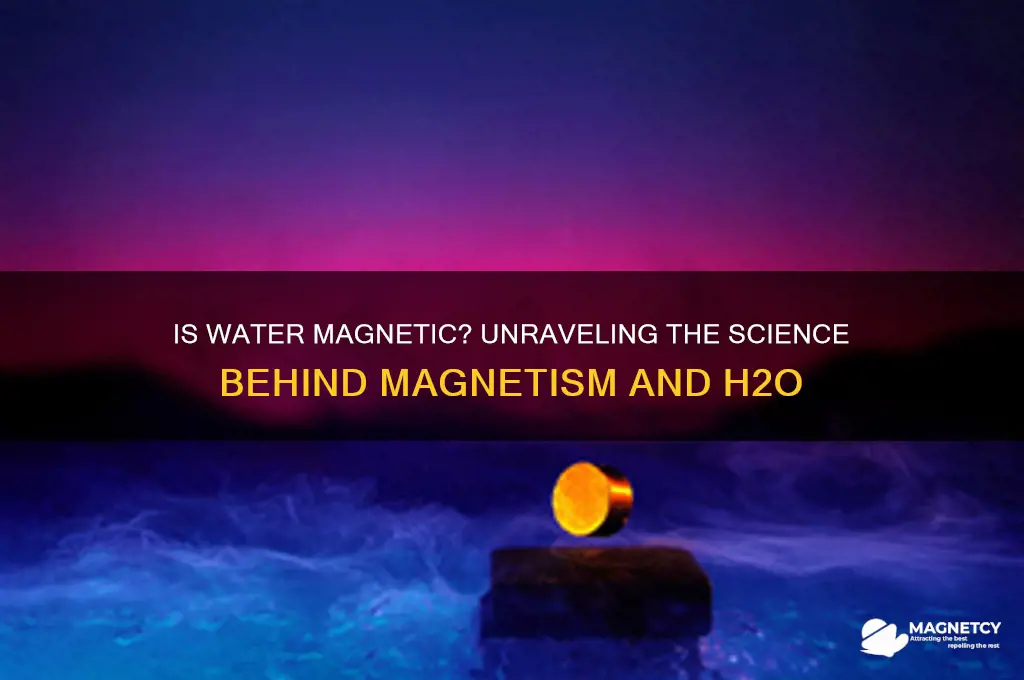is water attracted to a magnet