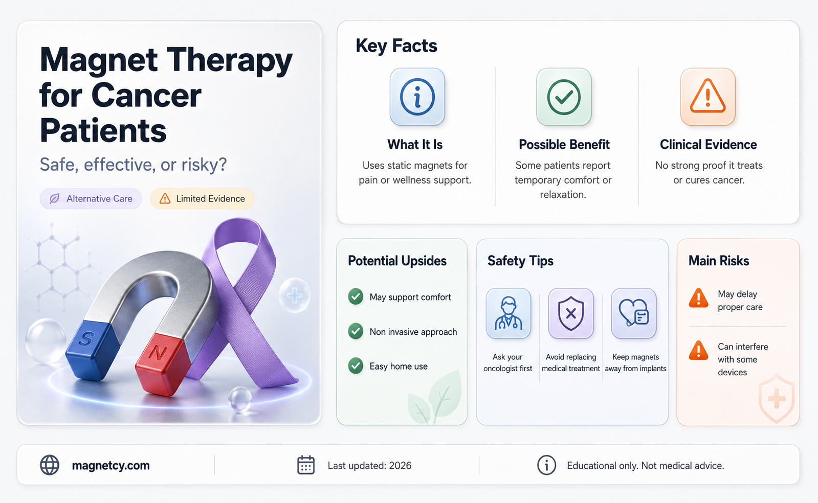 can a cancer patient do magnet therapy