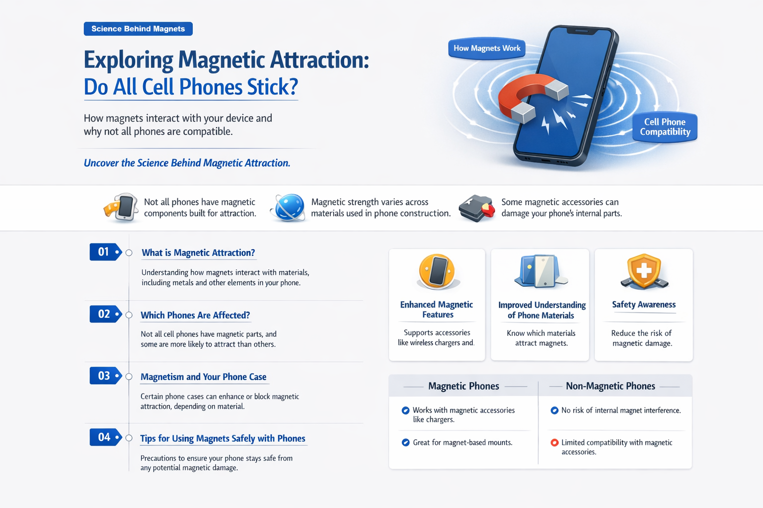 are all cell phones able to be held by magnet