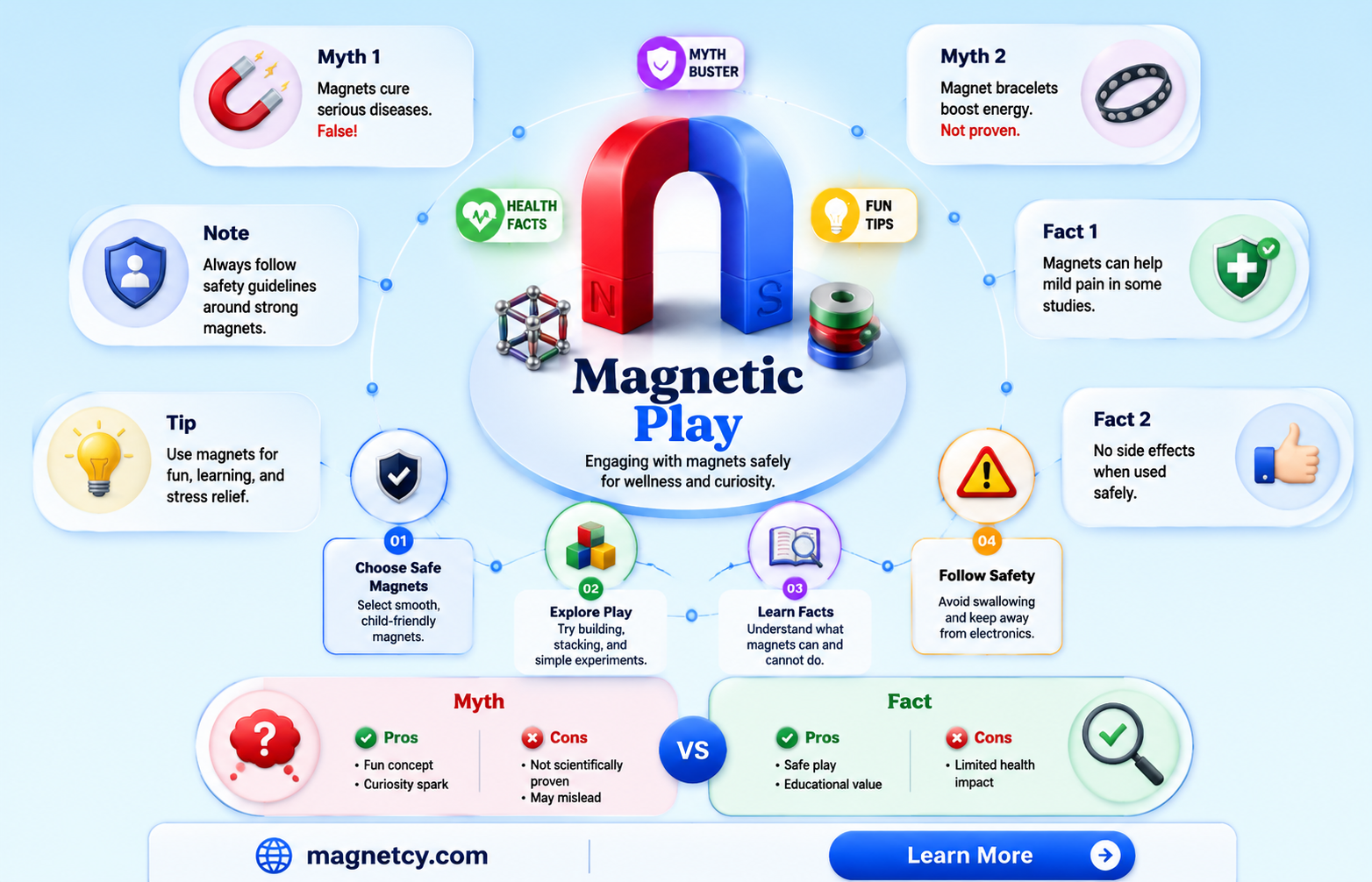 are playing with magnets bad for your health