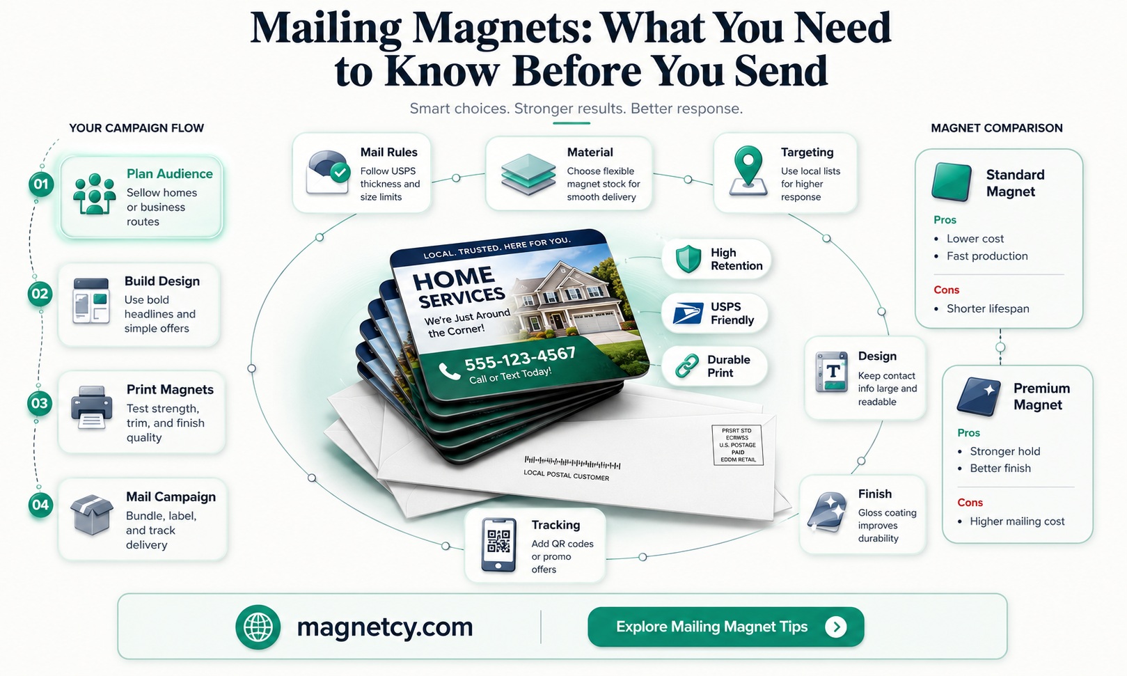 are you allowed to send magnets in the mail