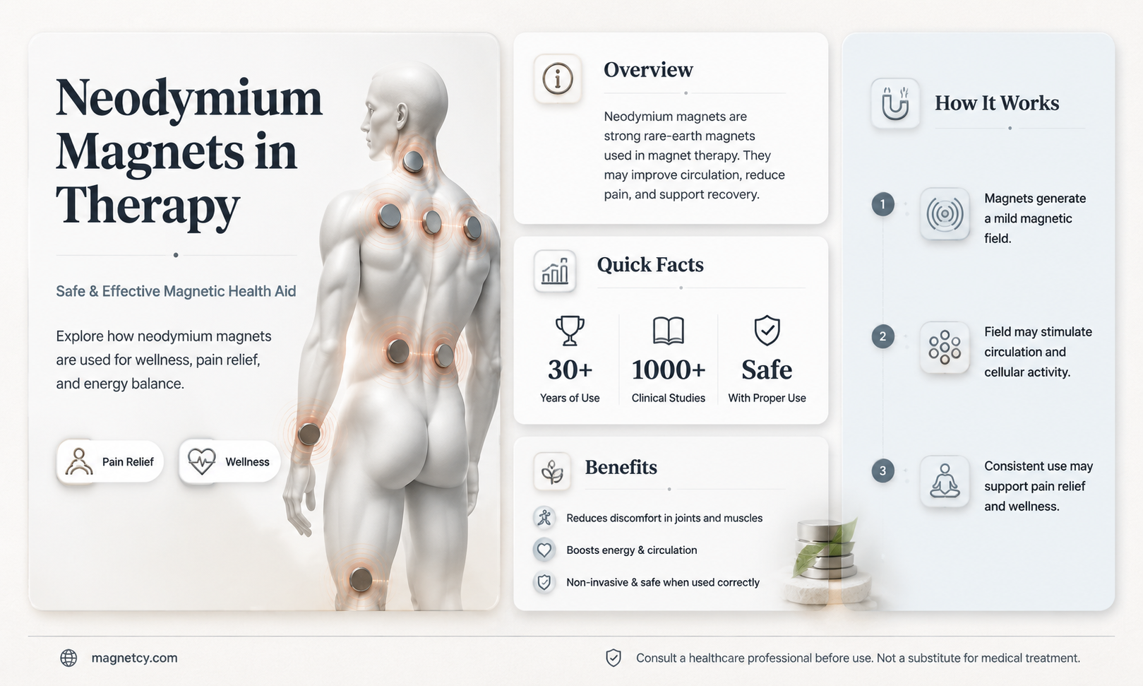 are neodinium magets used for magnet therapy