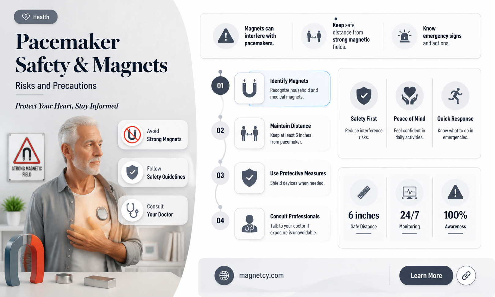 are magnets dangerous to patients with a pacemaker