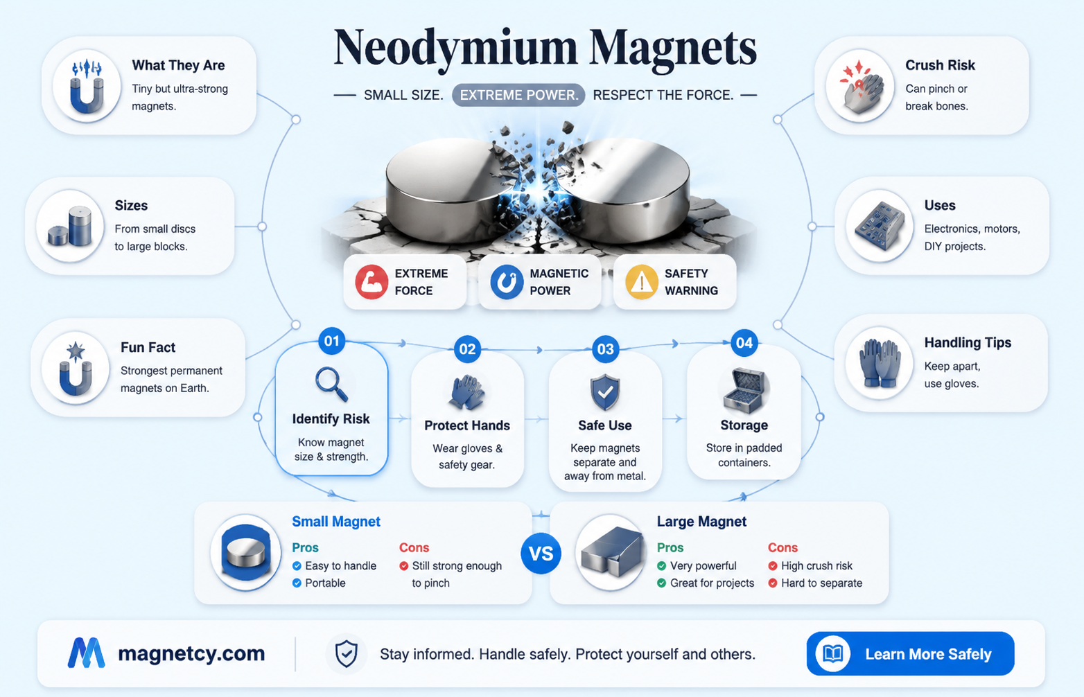 are neodymium magnets strong enough to break a person