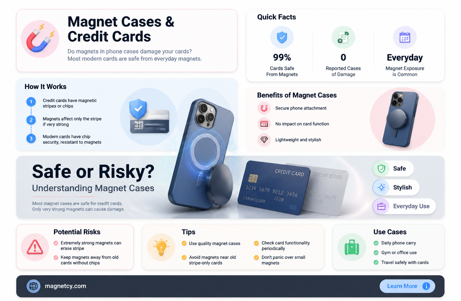 are magnet cases bad for credit cards