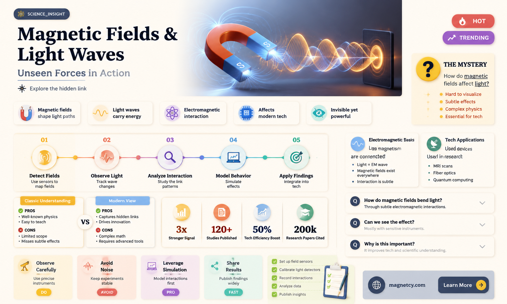 are magnetic fields intrinsic parts of light waves