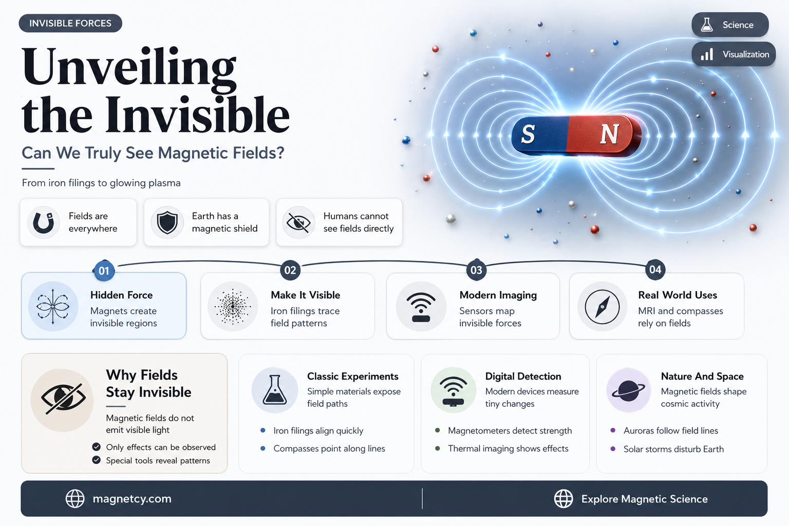 are we able to see magnetic fields