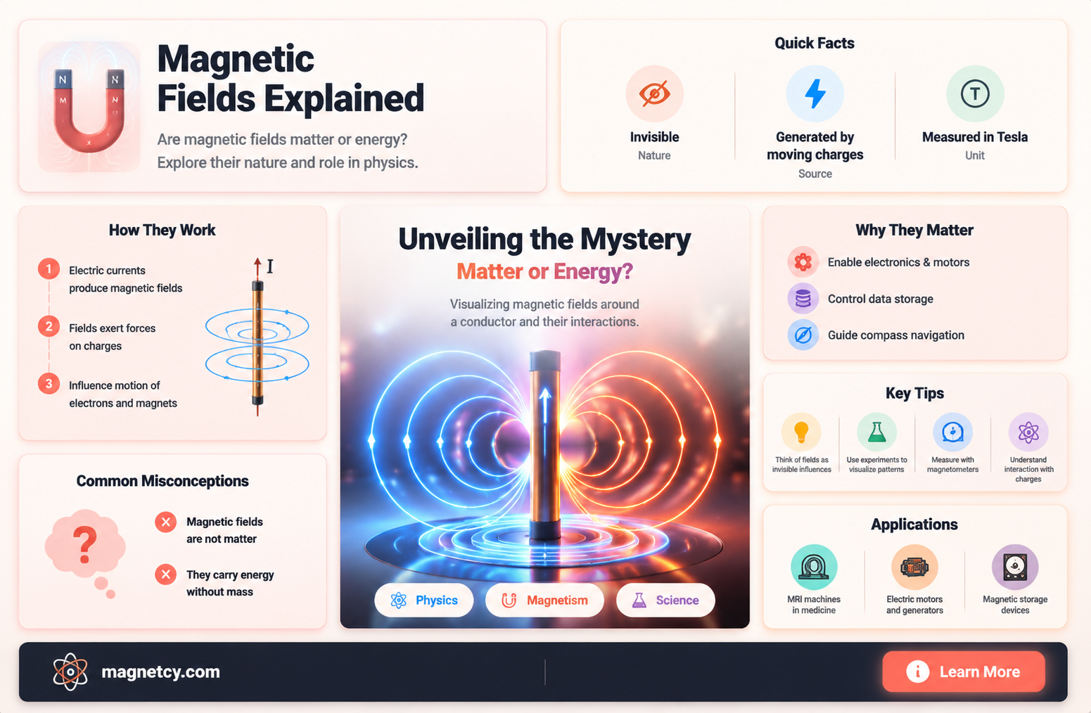are magnetic fields made of matter