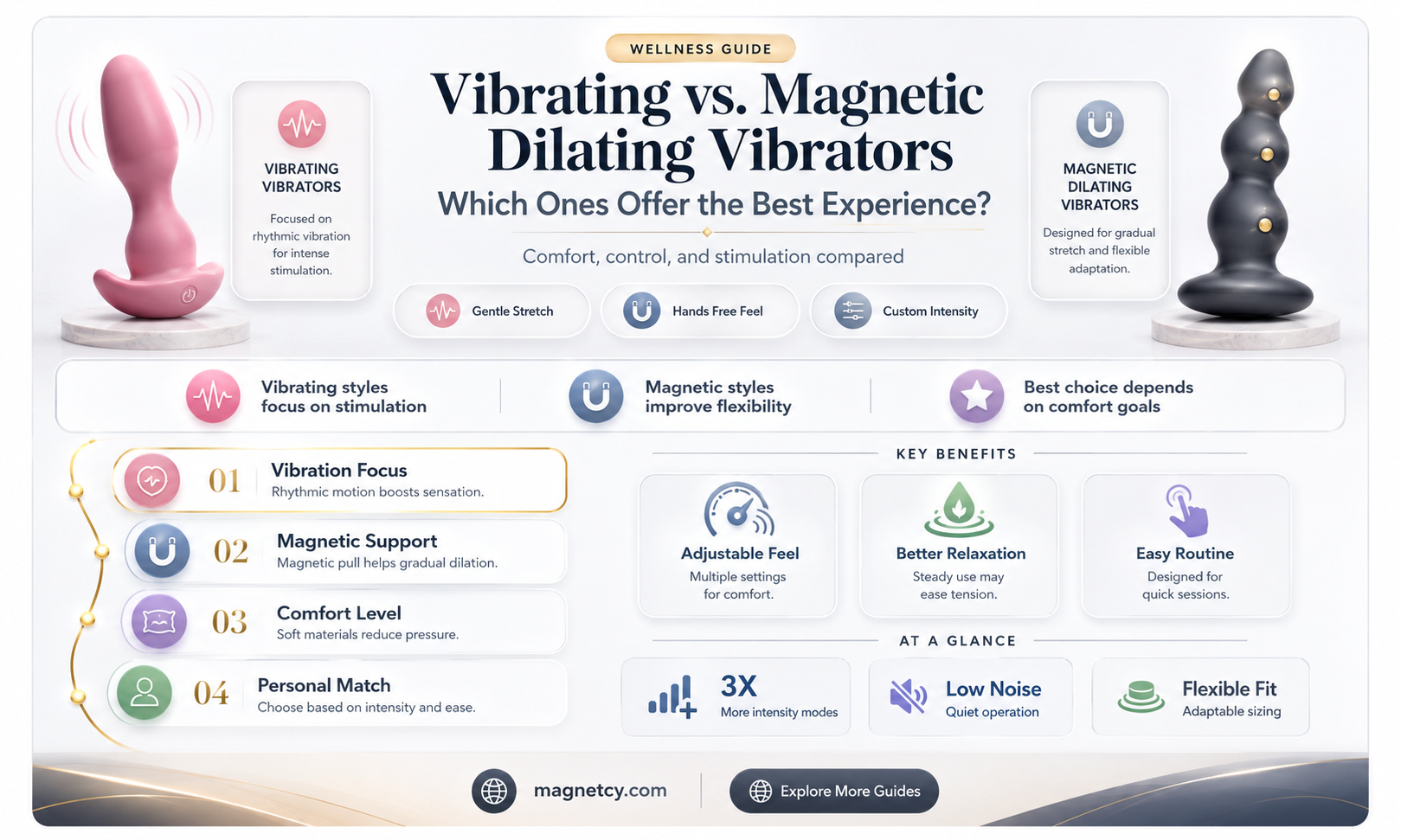 are vibrating or magnetic dilatting vibrators best