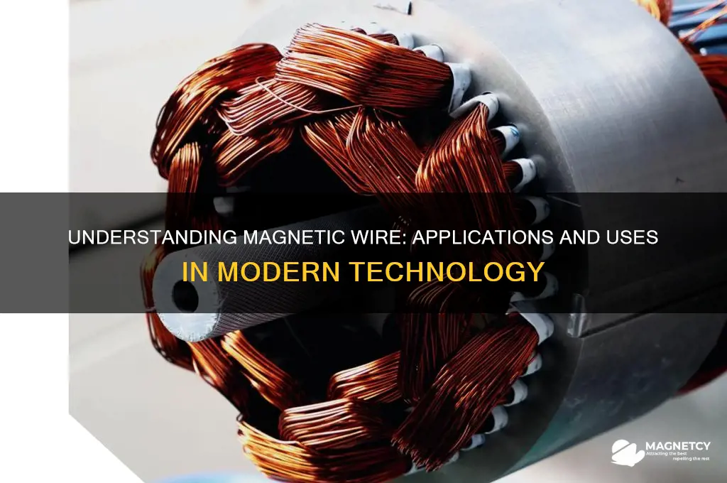 was is magnetic wire used for