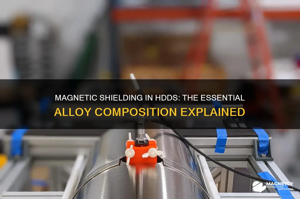what alloy is used in hdd for magnet shielding