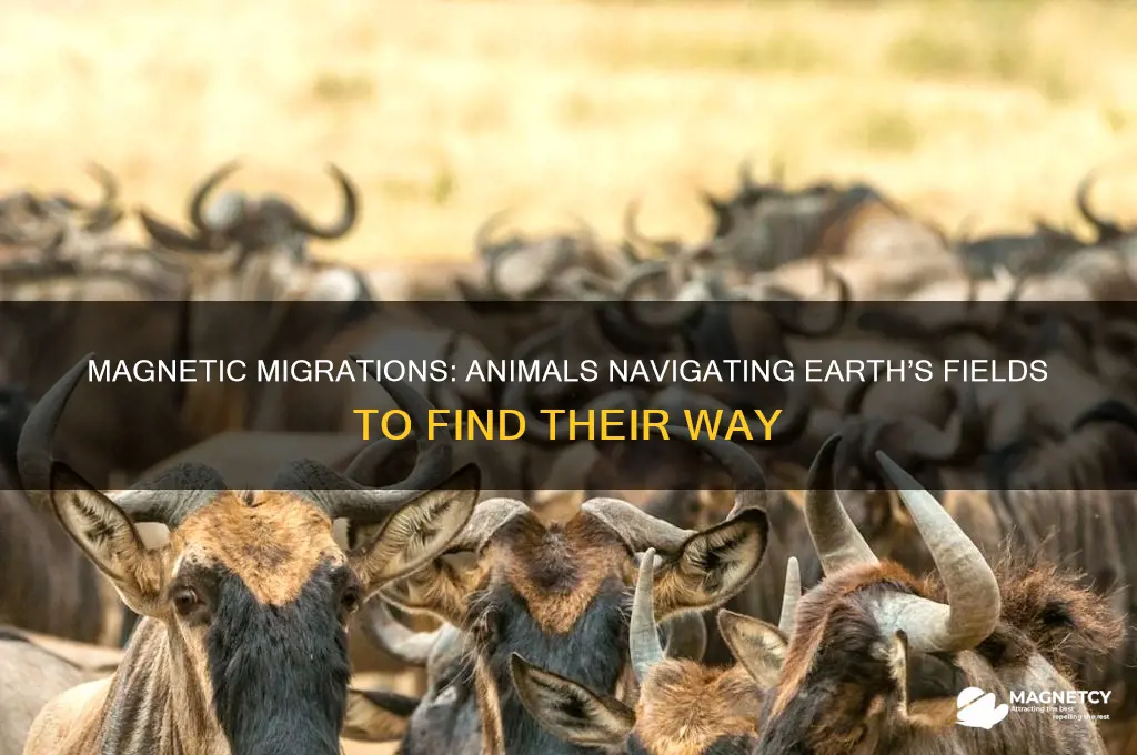 what animals use magnetism to migrate