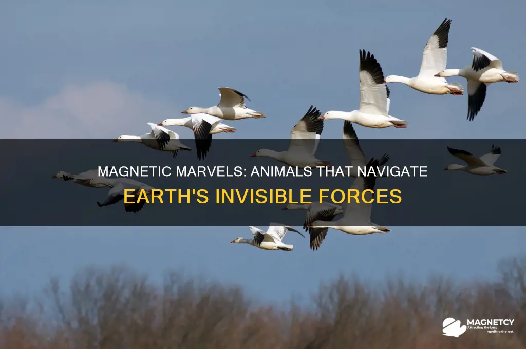 what animals use magnetism