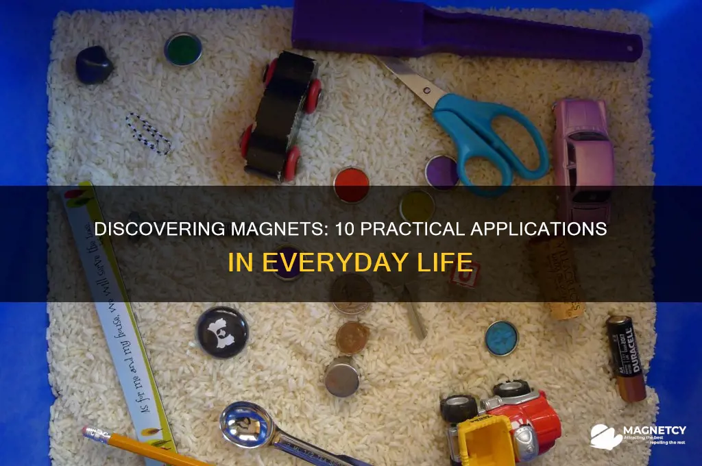 what are 10 uses of magnets