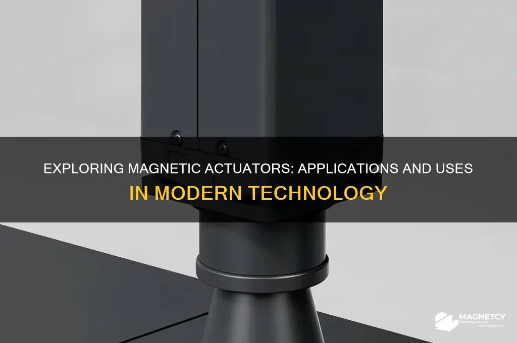 what are magnetic actuators used for