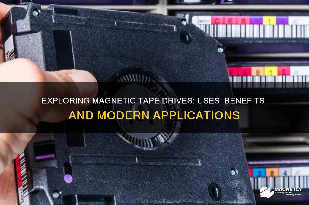what are magnetic tape drives used for