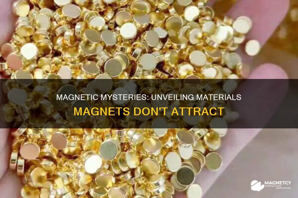 what are magnets not attracted to