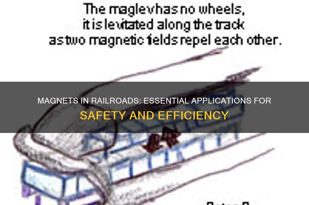 what are magnets used for in railroads