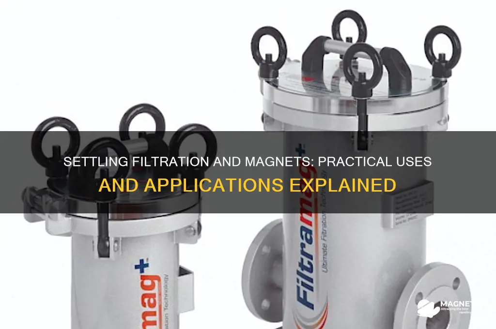 what are settling filartion and magnets uses for