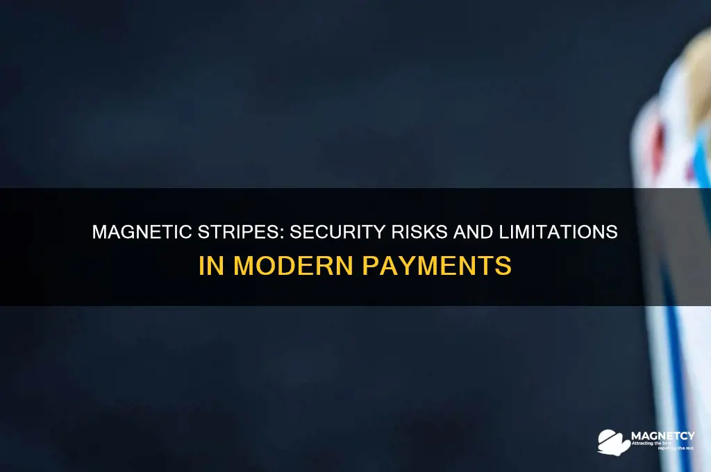 what are the disadvantages of using magnetic stripes