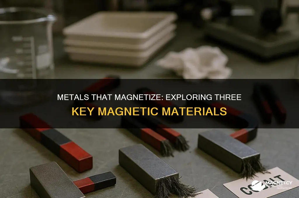 what are the three metals used for magnetic