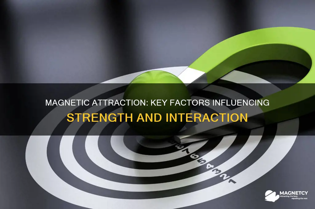 what are two factors that affect magnetic attraction