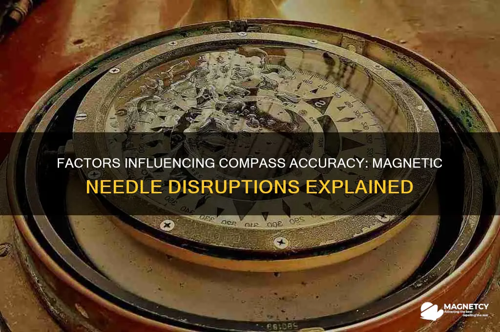 what can affect the magnetic needle in a compass