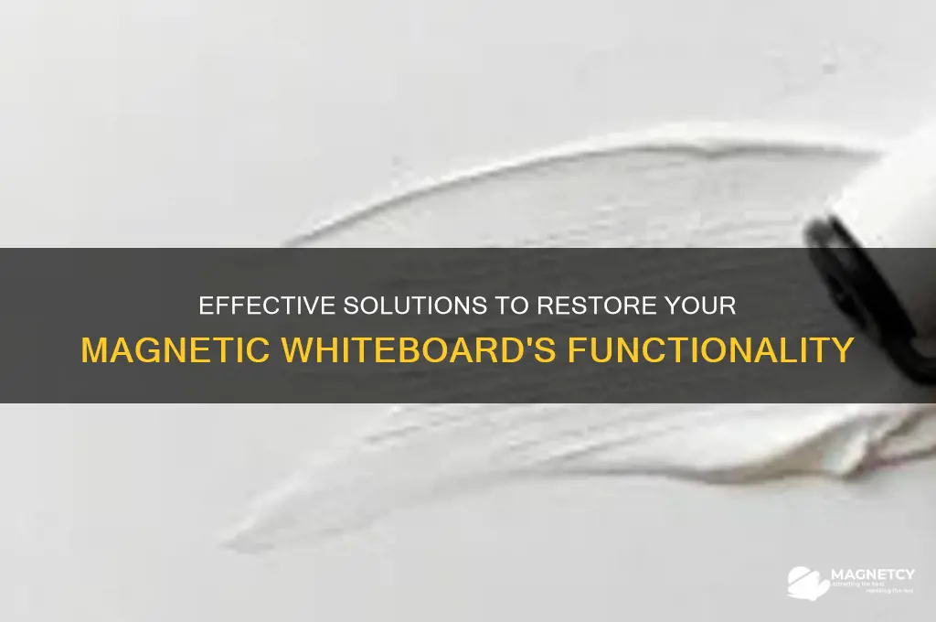 what can be used to restore a magnetic white board