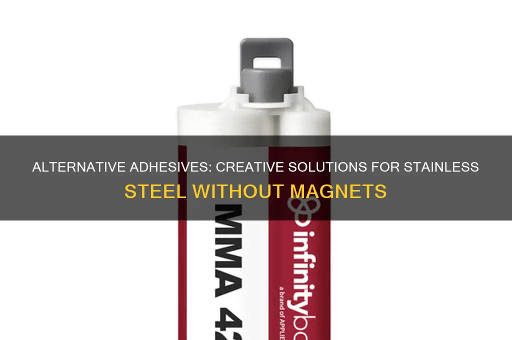 what can i use instead of magnets on stainless steel