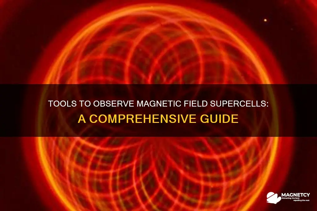 what can i use to observe a magnetic field supercell